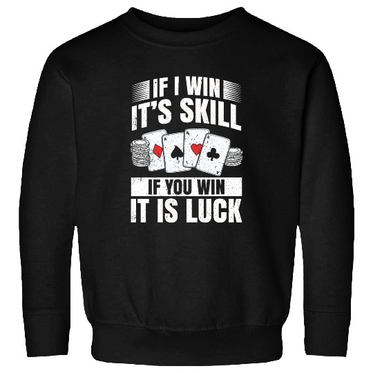 Poker Hands Sweatshirts Casino Blackjack Poker Case