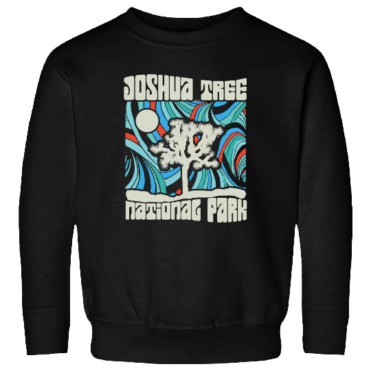 Joshua Tree National Park Retro Psychedelic 60S Ho Sweatshirts