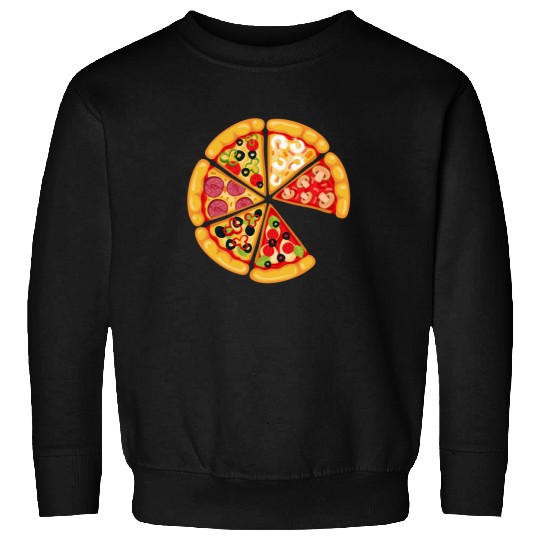 Pizza and Slice Dad and Son Matching Sweatshirts