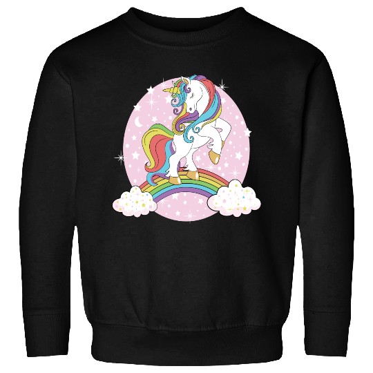 Unicorn rainbow Sweatshirts
