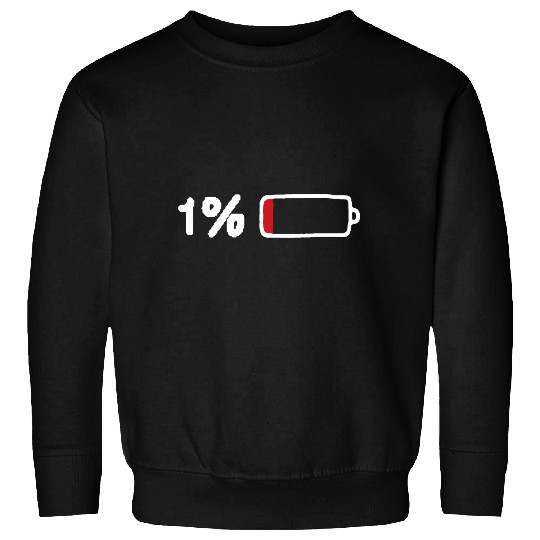 Low battery icon Sweatshirts