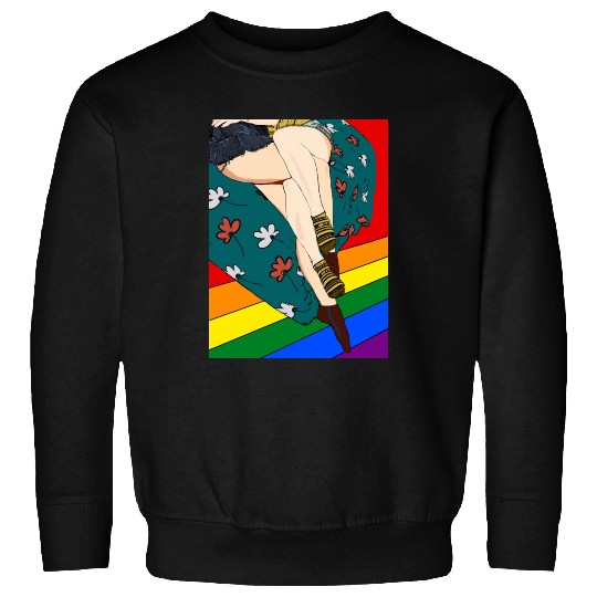 Lesbians in bed Sweatshirts