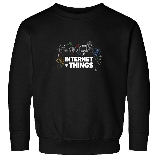 Internet Of Things Computer IOT Data Smart Gift Sweatshirts