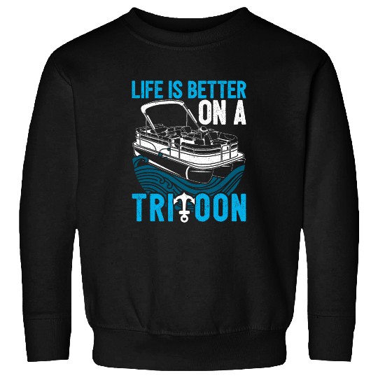 Pontoon First Mate Tri-toon Boat Lovers Idea Gifts Sweatshirts