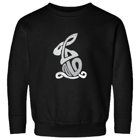 Celtic Symbols Bunny Celtic Knot Gift Idea Sweatshirts