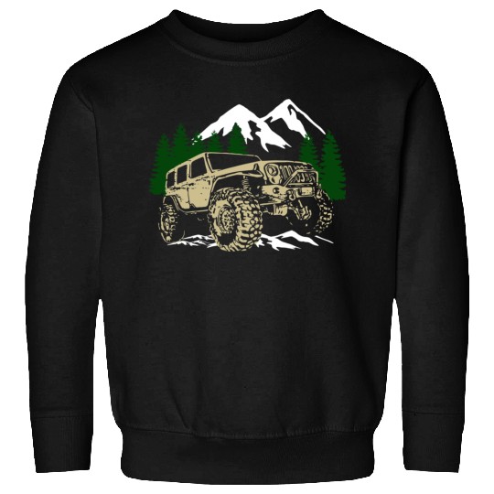 Mountain Jeep 4x4 Offroad Sweatshirts