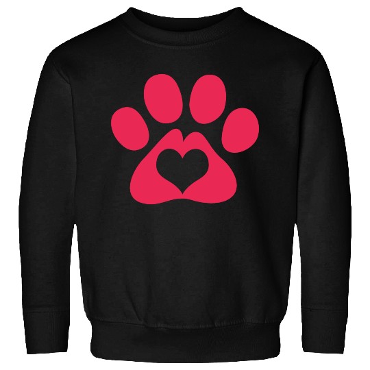 Dog Paw Adopt A Pet Dog Rescue Sweatshirts