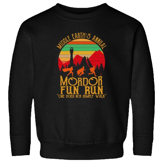 Mordor Fun Run One läuft nicht einfach Vintage Sweatshirts