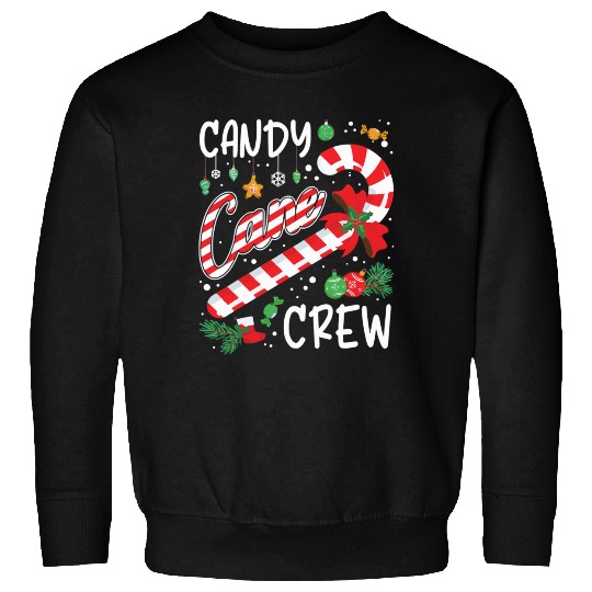 Candy Canes Crew Christmas Matching Group Xmas Sweatshirts