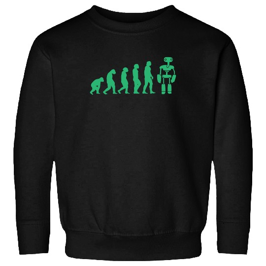 Robot Evolution Robotics AI Science Fiction Sweatshirts