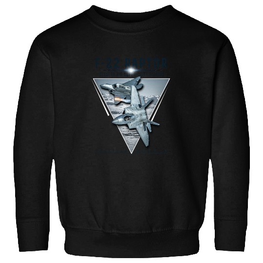 F 22 Raptor US Airborne Fighter Pilot Sweatshirts