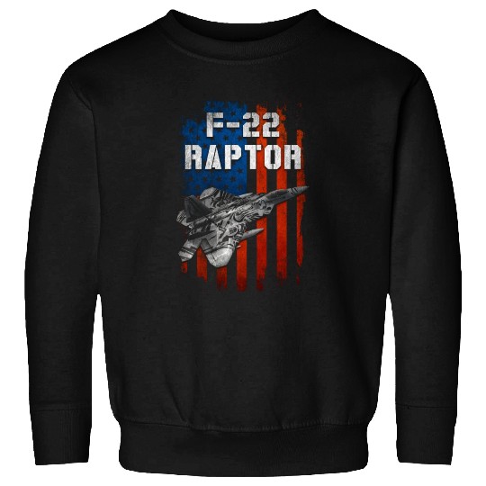 F22 Raptor Aircraft Army US Airborne Sweatshirts