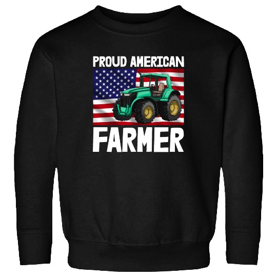 Proud American Farmer Tractor Sweatshirts