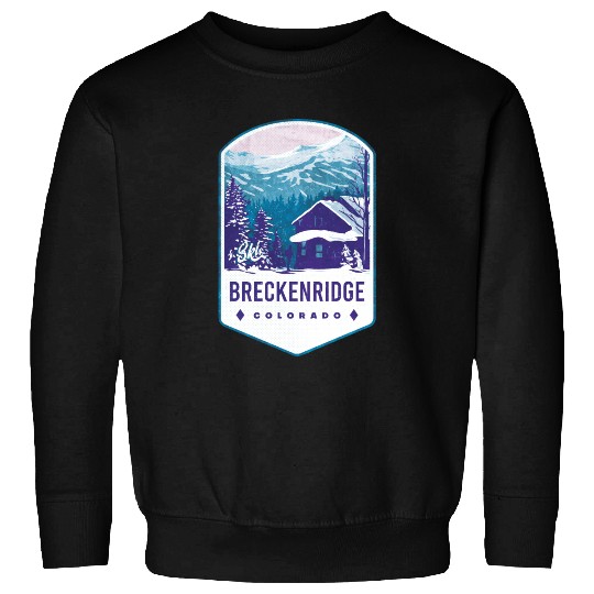 Breckenridge Colorado Ski Badge Sweatshirts
