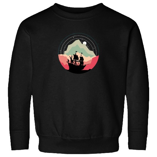 Pirate Ship Nice Pirate Ship Design Sweatshirts