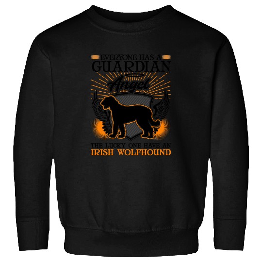 Irish Wolfhound Guardian Angel Sweatshirts