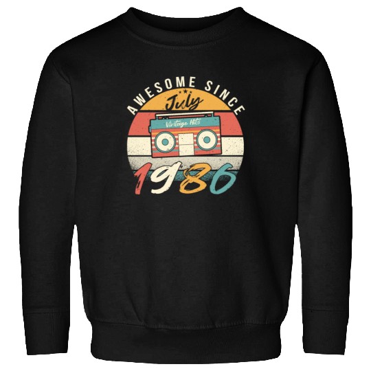 Building Year 1986 In July Sweatshirts