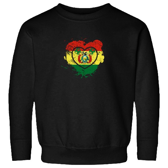 I Love Bolivia, I Love Football Sweatshirts