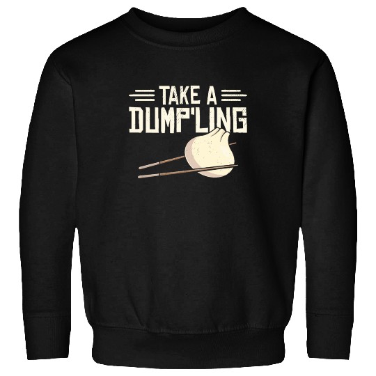 Dumpling Asian Food Chinese Food Fan Sweatshirts