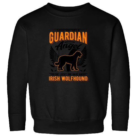 Irish Wolfhound Guardian Angel Sweatshirts