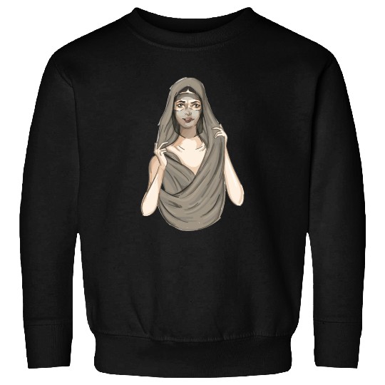 Arabic Woman Hijab Belly Dance Arabic Woman Hijab Sweatshirts