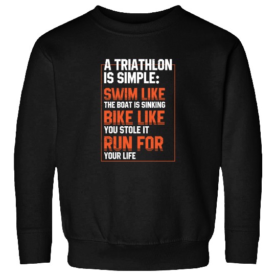 Triathlon Running Swim Bike Athelete Apparel Sweatshirts