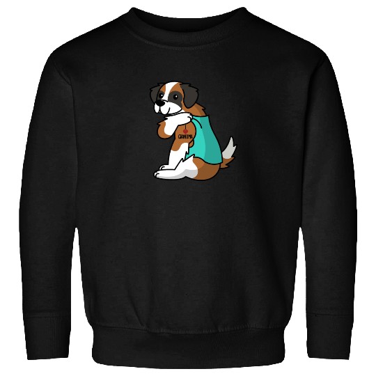 Saint Bernard I Love Grandma Sweatshirts