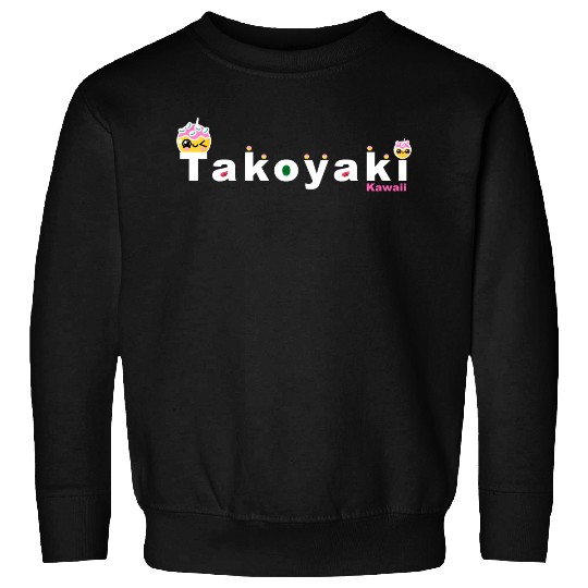 Kawaii Takoyaki Cute Japanese Food Vintage Design Sweatshirts