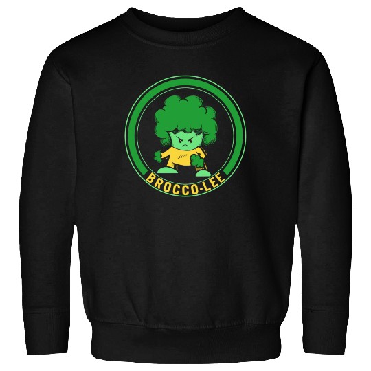 Vegetables Sweatshirts, Brocco-Lee Funny Vegetable