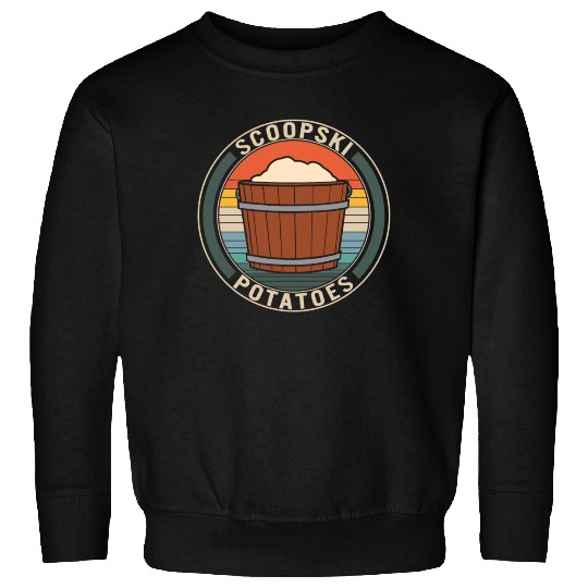 Potato Vegetable Sweatshirts, Scoopski Potatoes,