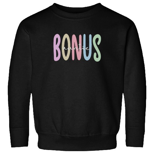 Proud Bonus Auntie Step Aunt Appreciation Gifts Sweatshirts