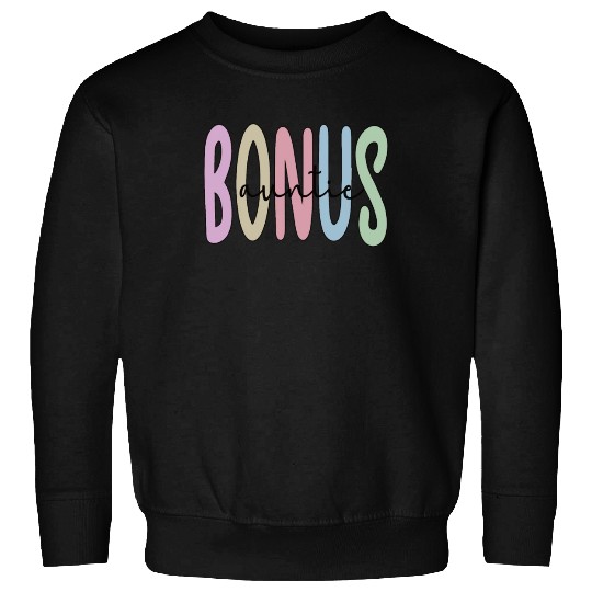 Proud Bonus Auntie Step Aunt Appreciation Gifts Sweatshirts