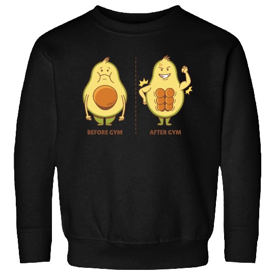 Muscle Avocado Sweatshirts