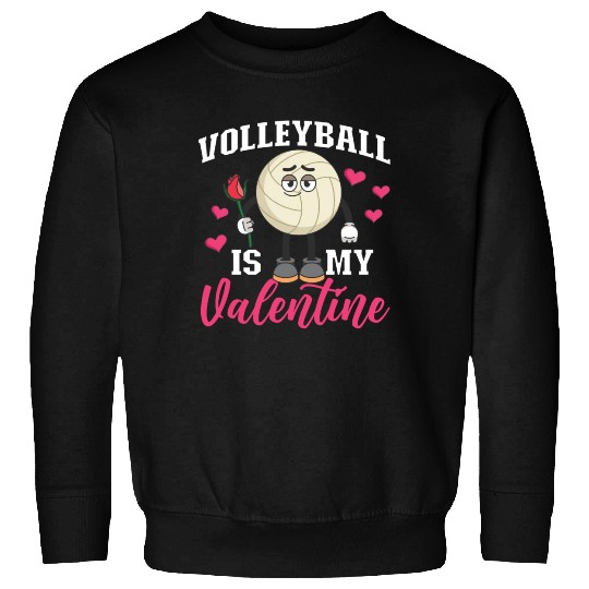 Volleyball Player Team Valentines Sweatshirts