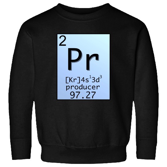 Music Producer Periodic Table Design Sweatshirts