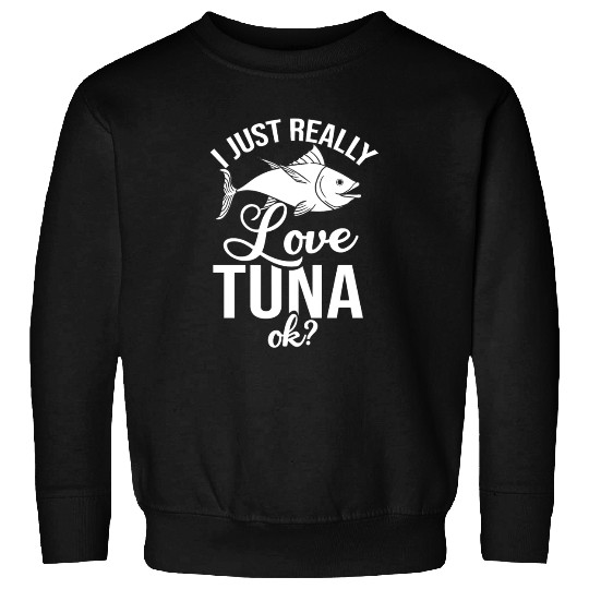 Red Tuna Fish Bluefin Fishing Salad Sweatshirts