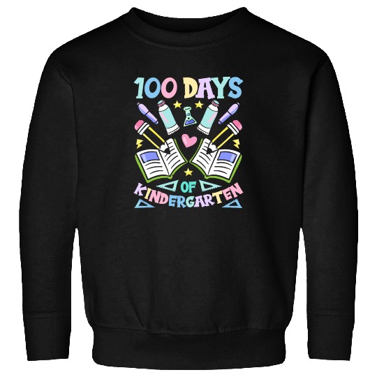 100 Days Of Kindergarten Sayings Sweet Team Cute Sweatshirts