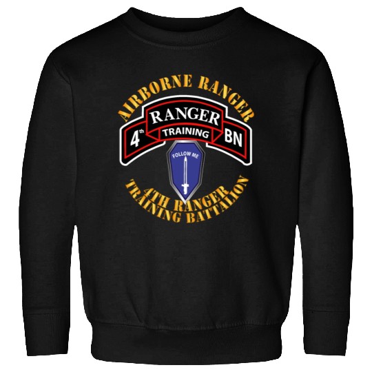 SOF 4th Ranger Training Battalion ABN RGR FBGA X 3 Sweatshirts
