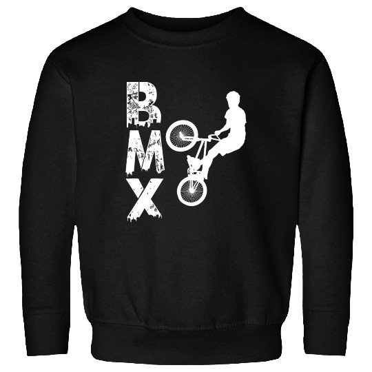 bmx race bike cyclist rider trick Sweatshirts