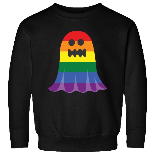 ghost gay pride funny Sweatshirts