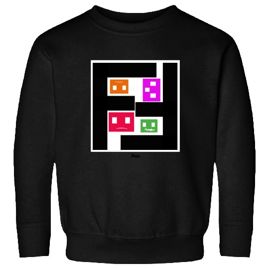 Geometric Cubes In Game - multi-sided cubes Sweatshirts