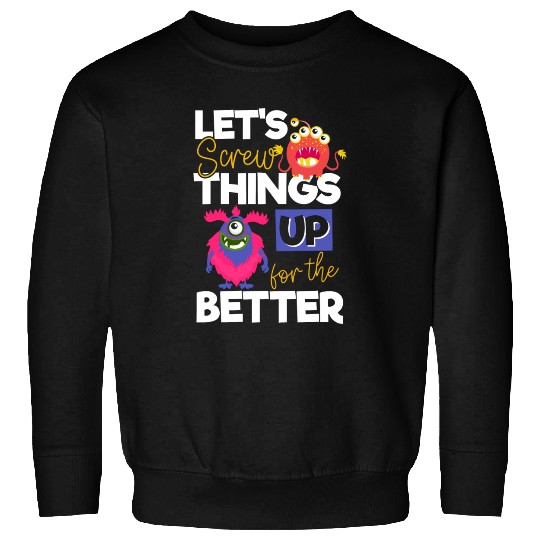 Monster Comic Little Sister Sweatshirts