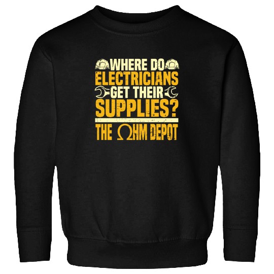 Electrician Electrical Engineer Lineman Sweatshirts