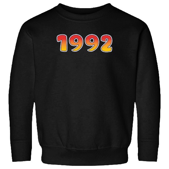 Year 1992 In Orange - Yellow Design Sweatshirts