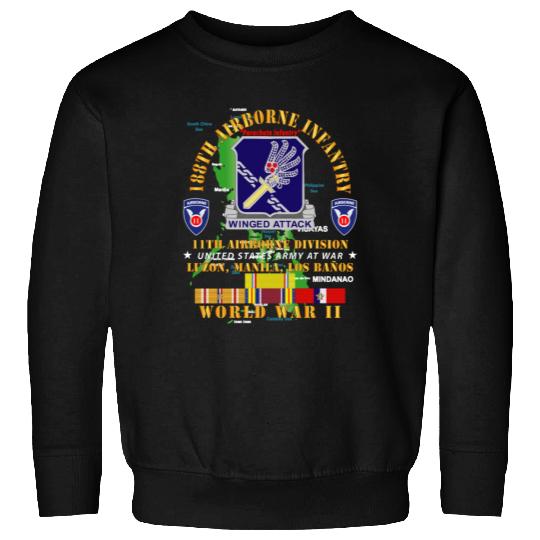 Army 188th Airborne Infantry The Philippines WWII Sweatshirts