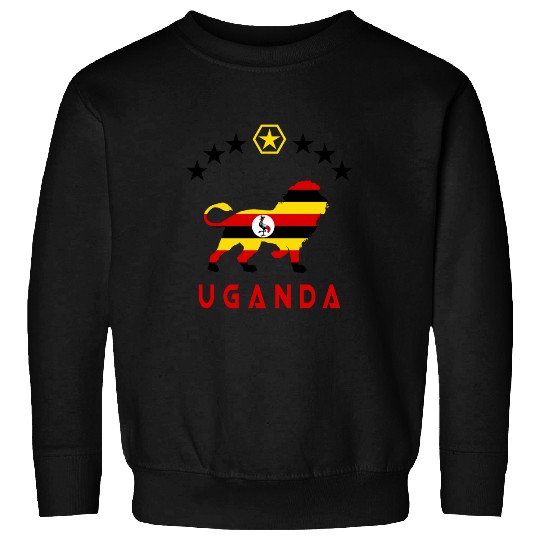 Uganda Lion Design Sweatshirts