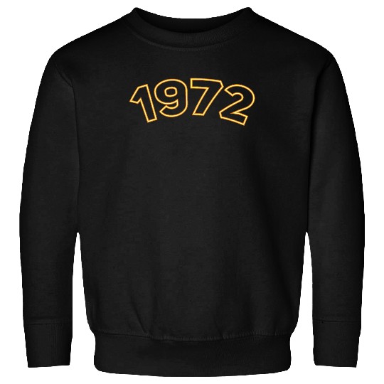 1972 Year Yellow Sweatshirts