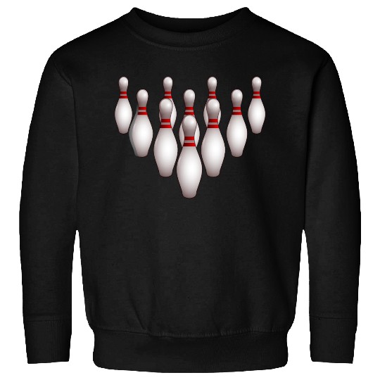 Bowling Pins Dynamic Pattern Sweatshirts