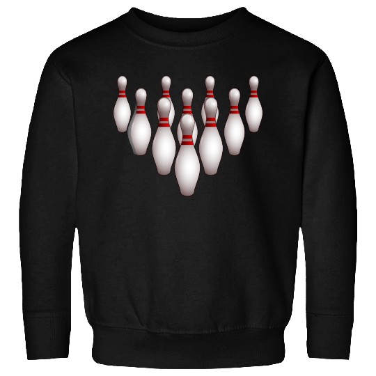 Bowling Pins Dynamic Pattern Sweatshirts