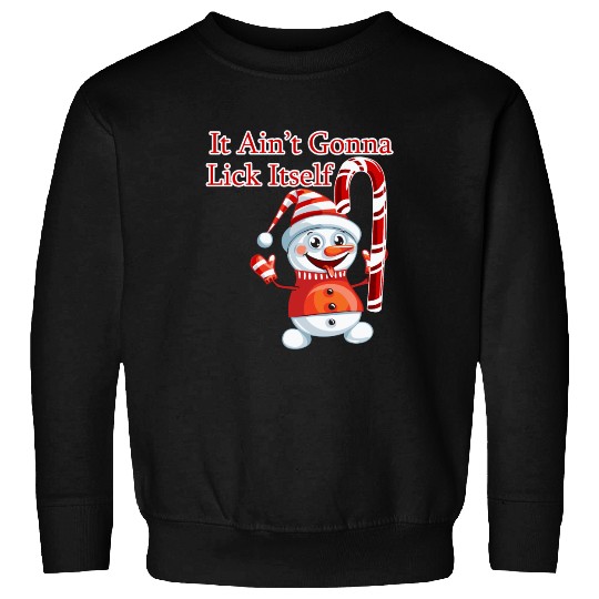 Christmas Holiday Candy Canes It'S Not Gonna Lick Sweatshirts